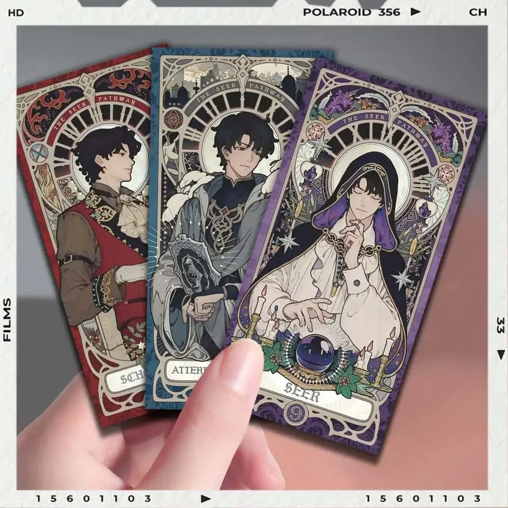 Lord of the Mysteries Klein Oracle Card Set - 10Pcs Fool LOMO Postcard Colored P